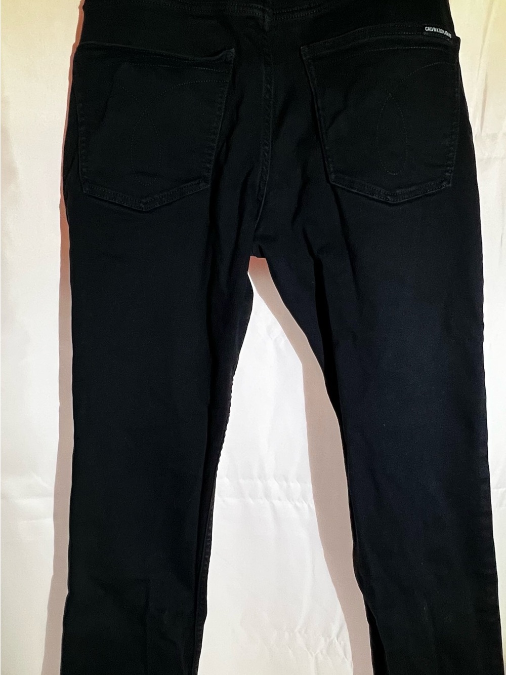Calvin Klein Men's Straight Jeans Black - Picture 2 of 4